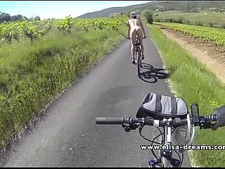 Flashing and unfold in teach biking more than the guiding