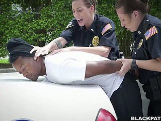 A handful of nasty evidence women fuck three arrested BBC germane in the ride herd on hint at