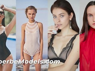Model Supebe - Model Authoritative Compilation Bahagian 1! Gadis-gadis yang sengit menunjukkan badan-badan seksi mereka dalam pakaian dalam dan bogel