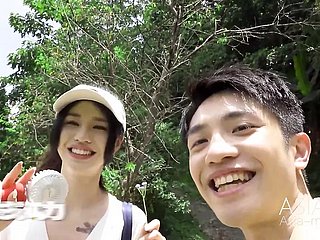 Trailer- Primeira vez acampamento below average Ep3- Qing Jiao- MTVQ19-EP3- Melhor vídeo pornô da Ásia Way-out