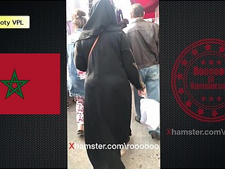 مراکش مال VPL (حجاب اور عبا پہننے)